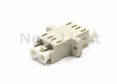 comprar Adaptador blanco del SC del LC del material del ABS del adaptador de la fibra óptica del LC del color con el reborde online manufacture