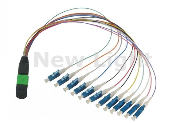 comprar Cable MPO MTP Monomodo de 12 núcleos terminado en fábrica para redes de datos de alta densidad online manufacture
