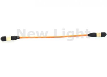 comprar Cordón de remiendo de la fibra óptica de MPO MPO, cable de fribra óptica de 50/125um OM2 para el uso de CATV online manufacture