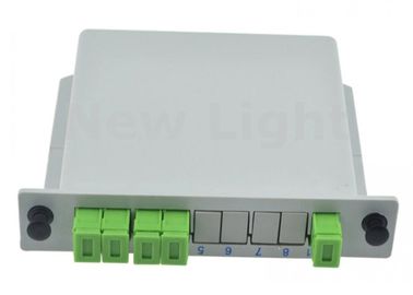 comprar Tipo planar de la guía de onda del color del SC APC 1x4 del PLC de la caja gris del divisor para los sistemas de FTTH online manufacture