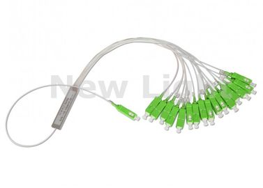 comprar El divisor del PLC de Black Box del ABS 1*16/el acoplador ópticos de la fibra óptica con 3.0m m entró el cable online manufacture