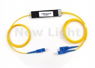 comprar Divisor del cable de fribra óptica, solo divisor del PLC del PLC 1x2 del SC UPC del modo MINI online manufacture