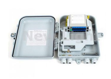 comprar Caja de la terminación del puerto FTTH del material 16 de la aleación de la PC/caja óptica del divisor para el Lan/CATV online manufacture