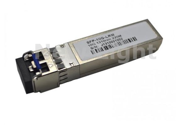 comprar Transceptor multimodo de fibra óptica SFP-10G-LRM con velocidad de datos 10G, longitud de onda 1310nm y función DDM online manufacture