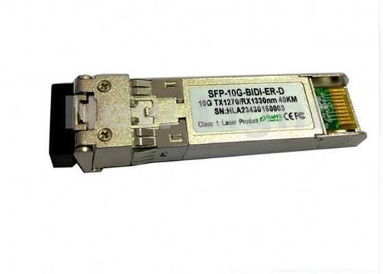 comprar Transceptor de fibra óptica bidireccional SFP+ de 10 Gb/s con conector LC para aplicaciones monomodo de 40 km online manufacture