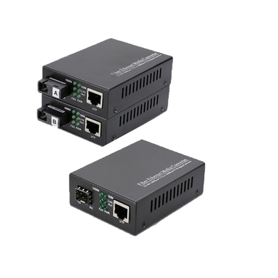 comprar 1.25G SFP Convertidores de medios de fibra LC Conector Tx1550nm DFB Solo modo 3.3V Fuente de alimentación online manufacture