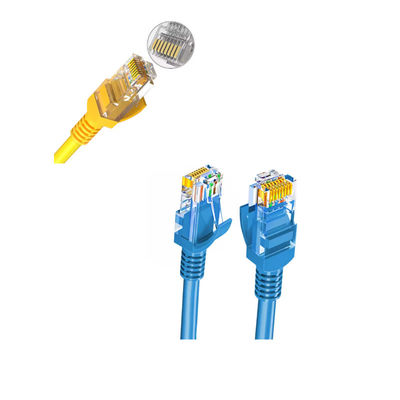 comprar Cordón de parcheado y cable de red de doble blindaje dorado con certificación UL Cat6 online manufacture