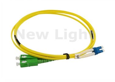 comprar Cable de fribra óptica bajo del SC LC de la pérdida de inserción, cordón de remiendo de la fibra de 3M para CATV online manufacture