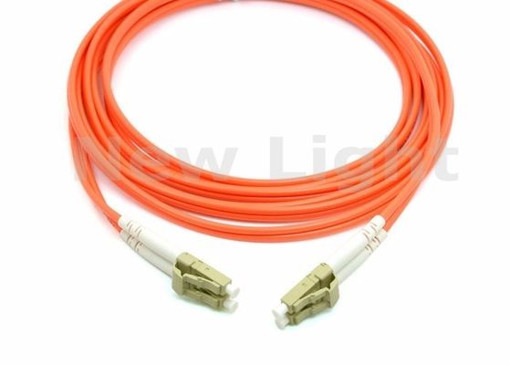 comprar Cable de conexión de fibra óptica dúplex LC LC multimodo de 2,0 mm de diámetro naranja para red online manufacture