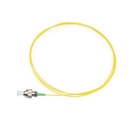 comprar Cordón de remiendo amarillo de la fibra óptica del color FC, coletas de la fibra del solo modo del diámetro de los 0.9MM online manufacture