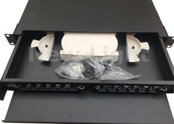 comprar Panel de Parcheo de Fibra Óptica de 19 Pulgadas Tipo Extracción de 12 Puertos para Montaje en Rack online manufacture