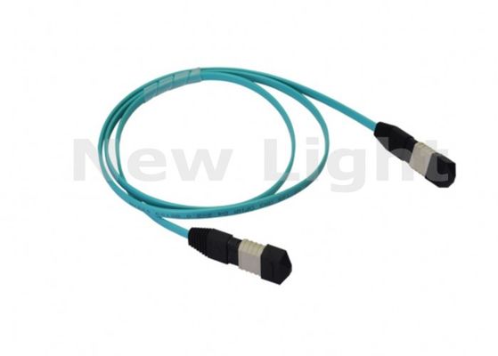 comprar OM4 12 núcleo MPO MTP cable con LSZH chaqueta para aplicaciones de datos de alta densidad online manufacture