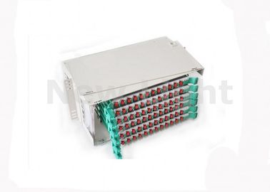 comprar El panel de remiendo de fibra del puerto de la pulgada 72 del marco de distribución de la fibra óptica de las redes de área local ODF 19 online manufacture
