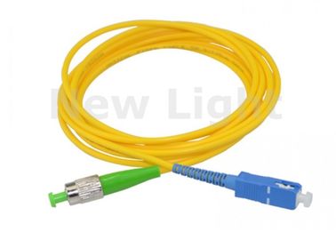 comprar El cable de fribra óptica de FC APC/SC UPC 3M, remiendo de la fibra del solo modo telegrafía para las redes online manufacture