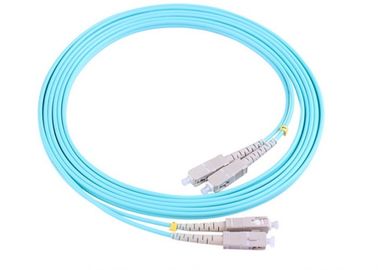 comprar Cordón de remiendo de la fibra del SC del SC de los usos de FTTX, cable a dos caras del solo modo OM3 online manufacture