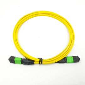 comprar Cable femenino 10M del amarillo del cordón de remiendo de la base del cable SM 12 de MPO-MPO MPO MTP online manufacture