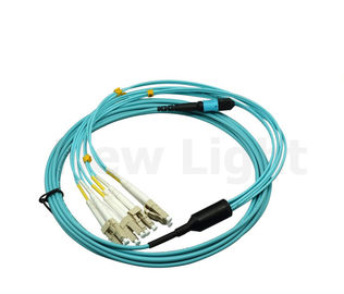 comprar Cordón de remiendo óptico del cable de la fibra MPO MTP a una cara/duplex, base base/12 del cable 8 del remiendo online manufacture