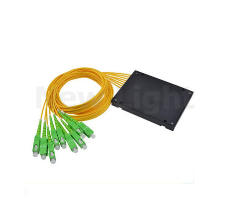 comprar 12 / 4 / 6 / 8 / 16 / 32 SC APC Splitter de fibra óptica de modo único PLC Splitter para redes FTTH y PON online manufacture