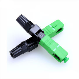 comprar Resistencia a la tensión rápida del conector 90N de la fibra óptica del SC APC para el cable del remiendo online manufacture