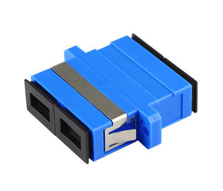comprar Solo adaptador a dos caras del adaptador/SC de la fibra óptica del modo con el material plástico de los clips online manufacture
