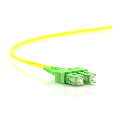comprar SC APC Modo único 2,0 mm Cordón de parche de fibra óptica para transferencia de datos de alta velocidad online manufacture