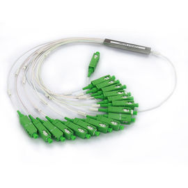 comprar Solo modo 1 x 16/32 conectores del mini divisor inoxidable de la fibra óptica del SC APC online manufacture