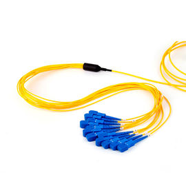 comprar El solo modo del SC UPC aviva hacia fuera longitud modificada para requisitos particulares fibra de fibra óptica del cordón de remiendo 12 online manufacture