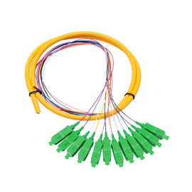 comprar Coleta de la fibra óptica de la distribución del solo modo del SC APC de 12 bases para las redes de telecomunicaciones online manufacture