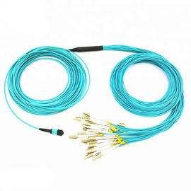 comprar 12 el cable del filamento MPO MTP modificó longitud para requisitos particulares tipo del varón/del conector hembra de 33 pies online manufacture