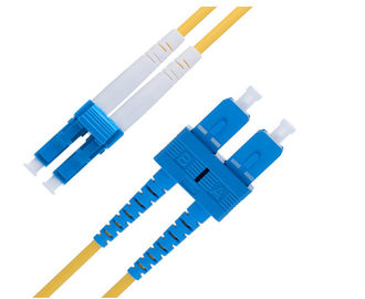 comprar Duplex 9 pies de LC al cable del remiendo de la fibra del solo modo del SC serie de 2,0 milímetros OS1 online manufacture
