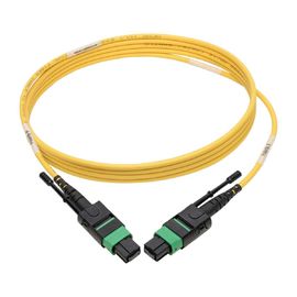 comprar la fibra 12 que tira del tipo remiendo femenino de la fibra de APC del solo modo de MPO MTP telegrafía para QSFP 40/100 GB online manufacture