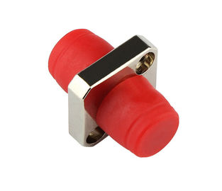 comprar FC al adaptador de la fibra óptica de FC, acoplador a una cara de la fibra óptica del milímetro con el tipo conector del reborde online manufacture