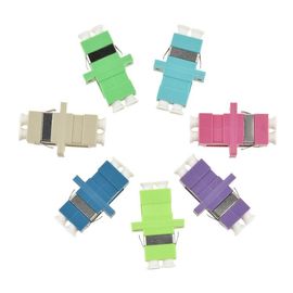 comprar Adaptador de cerámica de la fibra óptica de la manga, adaptador OM4 del cable de fribra óptica de FC/colores OM5 online manufacture