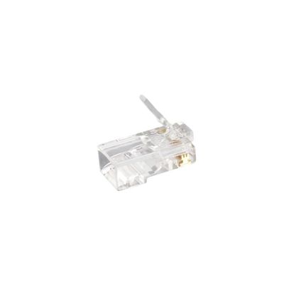 comprar Enchufe RJ45 transparente certificado por Fluke con contactos de cobre puro para Ethernet Gigabit online manufacture