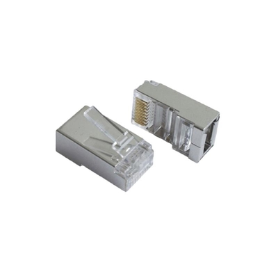 comprar Enchufes modulares CAT6 8P8C a granel - Botas con chapa de oro, sin deslizamiento, más de 1000 ciclos online manufacture