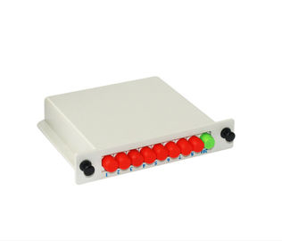 comprar Pérdida de inserción baja del casete material de la fibra óptica del ABS con el color blanco online manufacture