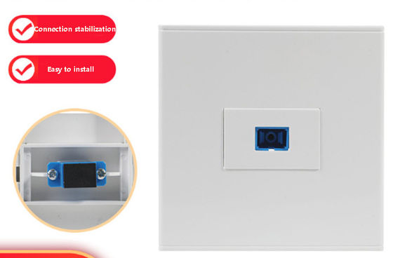 comprar Enchufe LC/SC retardante de llama con compatibilidad universal y tamaño de 86 * 86 mm para redes 5G online manufacture