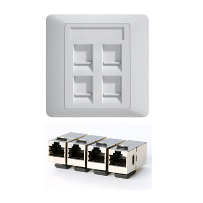 comprar Conector RJ45 CAT6 con suministro de energía de 90W, compatible con IEEE 802.3bt Tipo 4 y tamaño de 86 * 86 mm para edificios inteligentes online manufacture