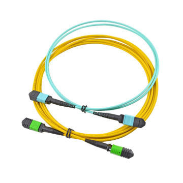 comprar 12 Núcleos Monomodo MPO MTP Cable Amarillo Ensamblajes de Cable de Fibra Óptica Troncal para SFP online manufacture
