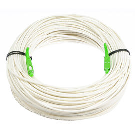 comprar G657B3 anti - color blanco de doblez del solo modo del cable óptico de la fibra con el material de LSZH online manufacture