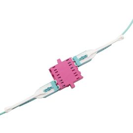 comprar Duplex multi de tracción OM3 - material del modo del cordón de remiendo de la fibra óptica de UNIBOOT LC de 150 LSZH online manufacture