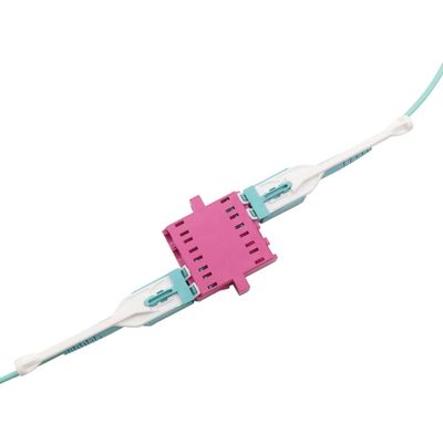 comprar Tipo de tira UNIBOOT LC Cordón de parche de fibra óptica de modo múltiple Duplex OM3-150 Material LSZH online manufacture