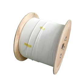 comprar Cable de fribra óptica blanco del color del solo modo de 4 bases con 0,9 fibras del almacenador intermediario dentro online manufacture