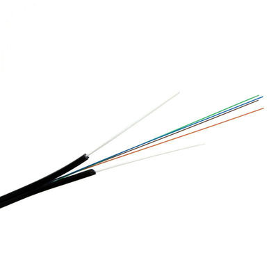 comprar 2 núcleos de cable FTTH de caída de modo único con material PVC/LSZH para aplicaciones de fibra óptica en interiores online manufacture