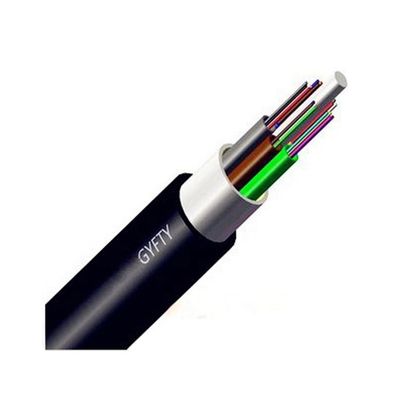 comprar Cable de fibra óptica monomodo GYFTY FRP de 12 núcleos para conductos subterráneos con especificaciones G652D/G657A1/G657A2 online manufacture
