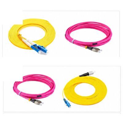 comprar 0.9mm Tight Buffer 2.0mm Standard 3.0mm Rugged Simplex Fiber Optic Pigtail SC LC OS2 para Empalme ODF online manufacture