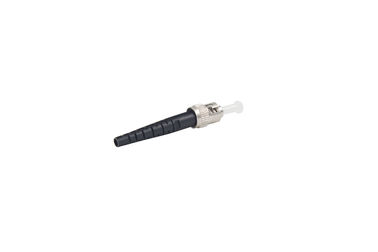 comprar Material del metal de los conectores de la fibra óptica del solo modo 2,0 del ST con la bota neta negra online manufacture