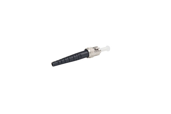 comprar ST Conector de fibra óptica de 2.0 mm de modo único con material metálico y botón negro de red online manufacture