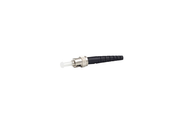 comprar 3.0mm Baja pérdida de inserción cuerpo de latón recubierto de níquel conector ST de fibra óptica para distribución en interiores online manufacture