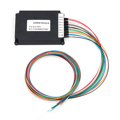 comprar Módulo CWDM de 16 canales WDM de fibra óptica con conector LC UPC y banda de paso amplia online manufacture